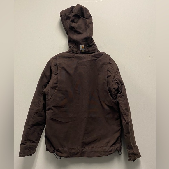 Carhartt (102248) Full Swing Caldwell Jacket—Dark Brown Small 4/6 Women’s - Picture 4 of 9